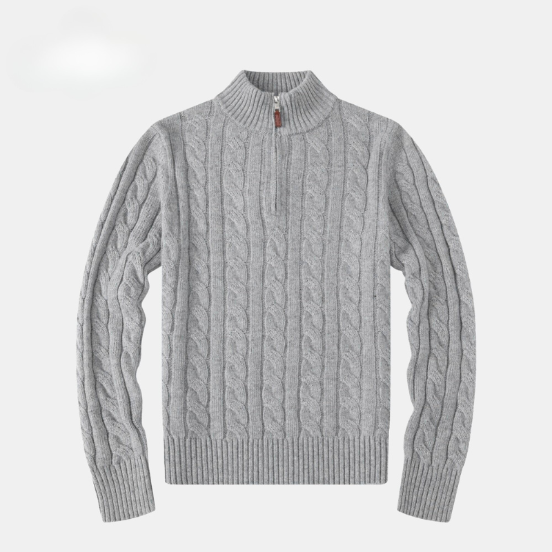 Men's Cashmere Cable Sweater (Clearance)