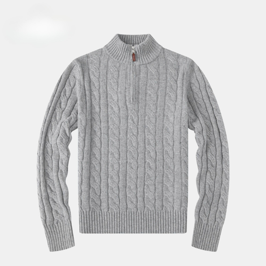 Men's Cashmere Cable Sweater (Clearance)