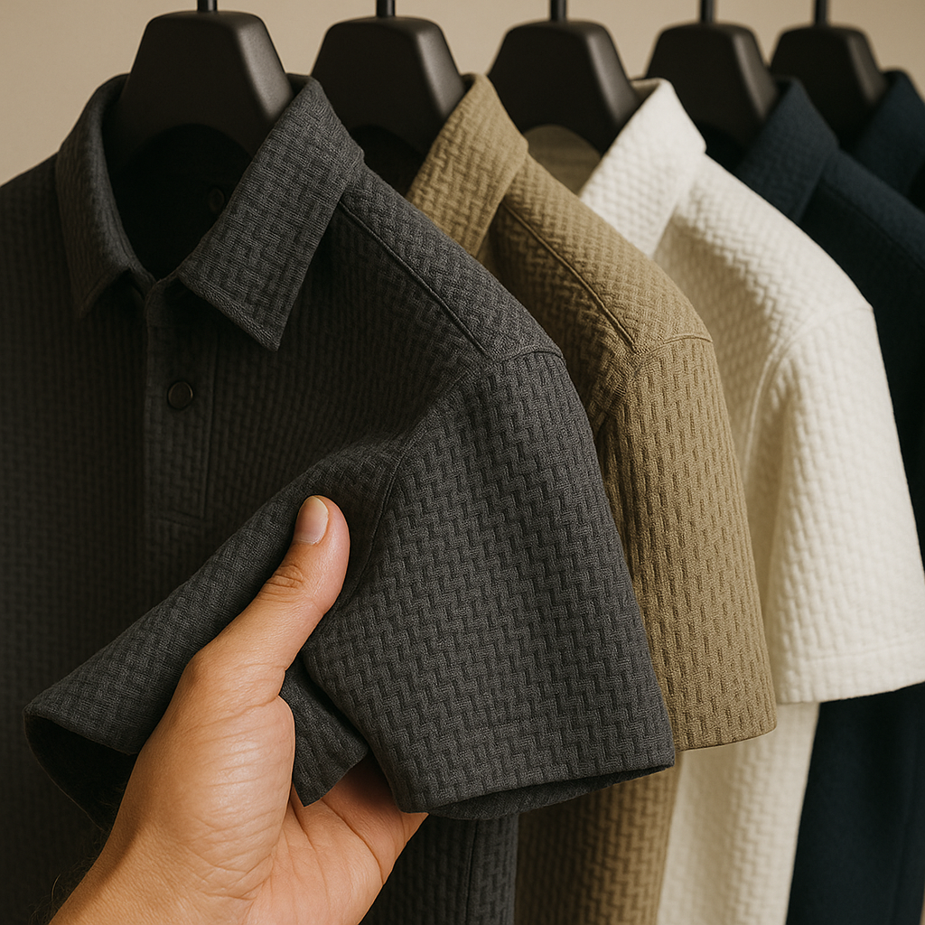 Ultra Fresh Silk Ice Polo Shirt (2-Pack + Free Watch)