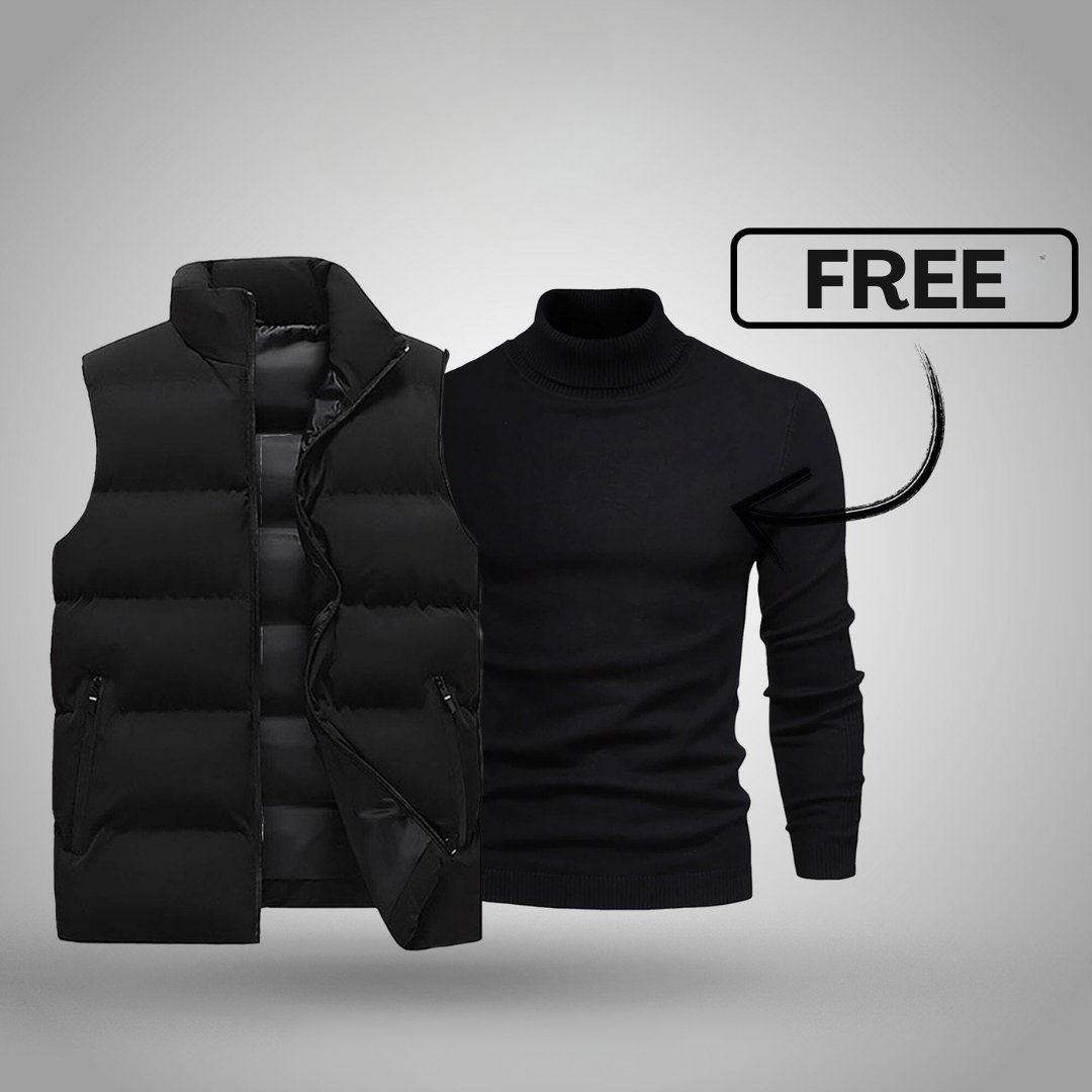 Weste + Gratis Pullover – Winter-Aktion